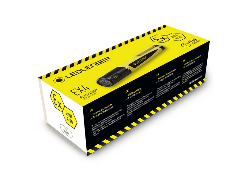 Ledlenser EX4 Robbanásbiztos lámpa, ATEX