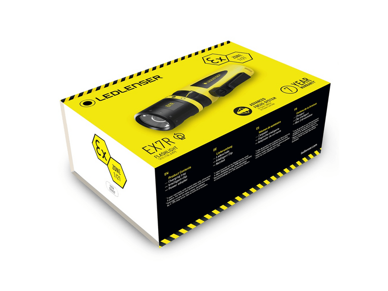 Ledlenser EX7R Tölthető robbanásbiztos lámpa, ATEX
