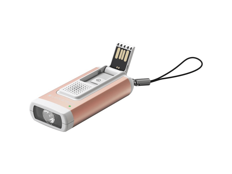 Ledlenser K6R Safety tölthető kulcstartós lámpa, riasztóval (502581)