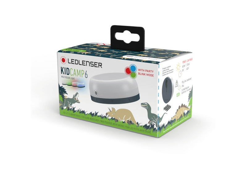 Ledlenser Kidcamp6 gyerek kemping lámpa, 60lm, zöld (502753)
