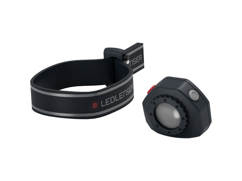 Ledlendser CU2R tölthető jelzőlámpa futáshoz, fekete (502730)