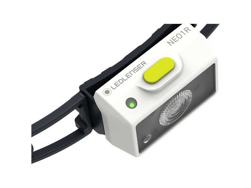 Ledlenser NEO1R tölthető futó fejlámpa, fehér/Lime