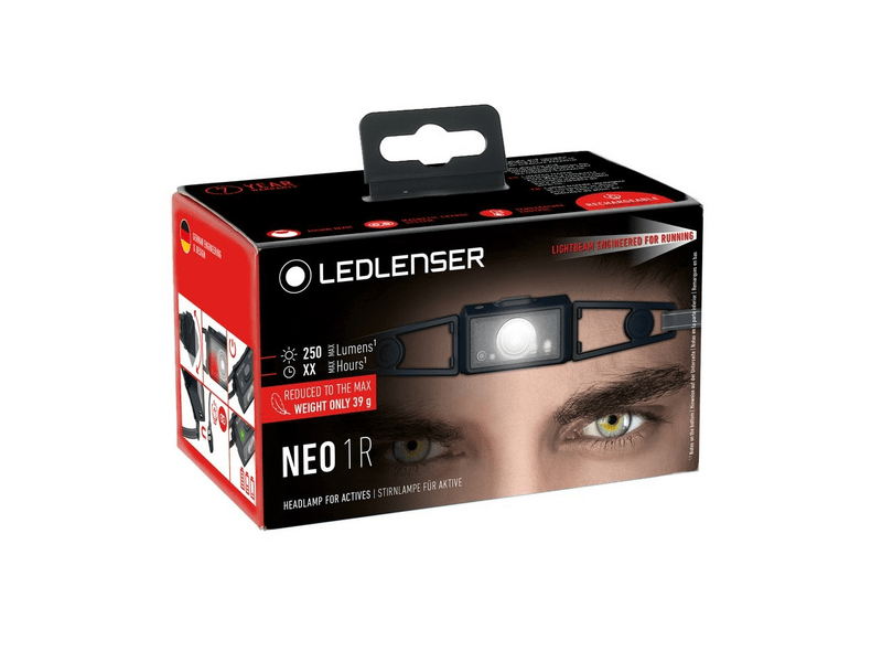 Ledlenser NEO1R 250lm tölthető fejlámpa, fekete/szürke (502712)