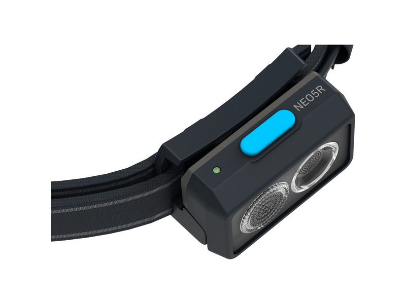 Ledlenser NEO5R Tölthető futó-fejlámpa, fekete/kék (502716)