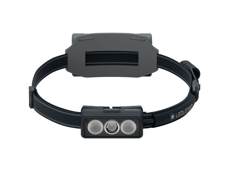 Ledlenser NEO9R Tölthető futó-fejlámpa, fekete/szürke (502324)
