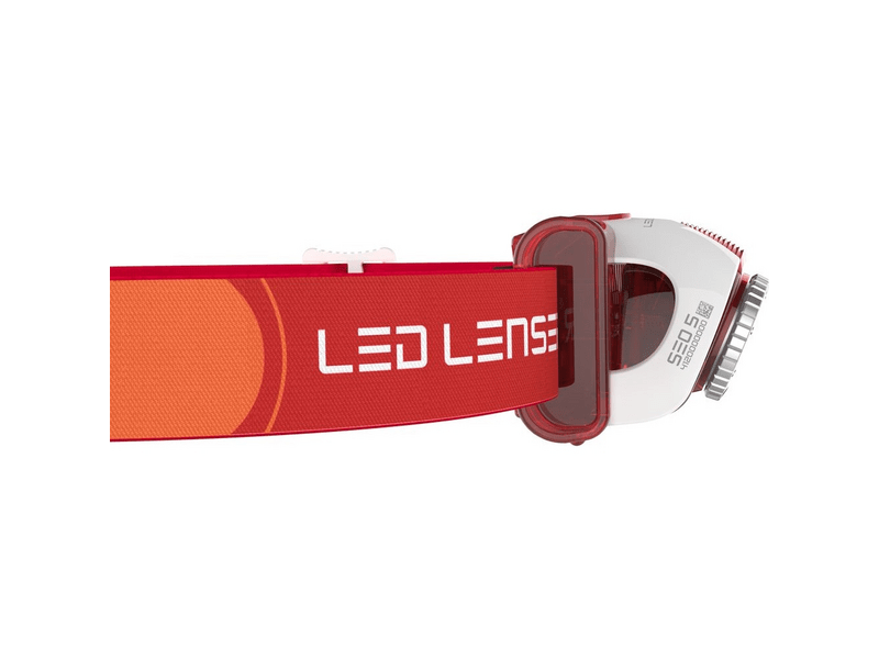 Ledlenser SEO5 Fejlámpa, piros (6006)
