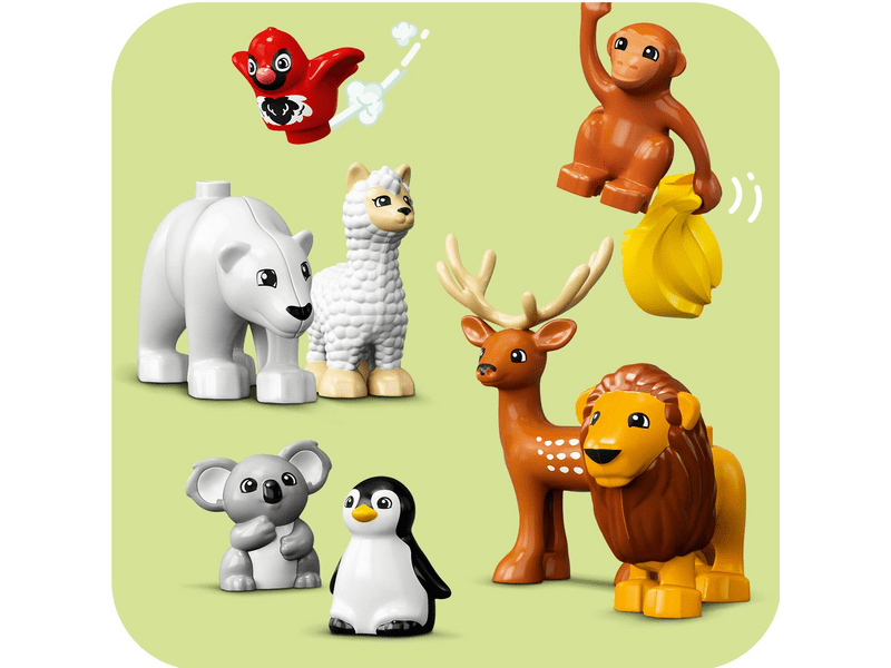 LEGO® DUPLO® Town A nagyvilág vadállatai (10975)