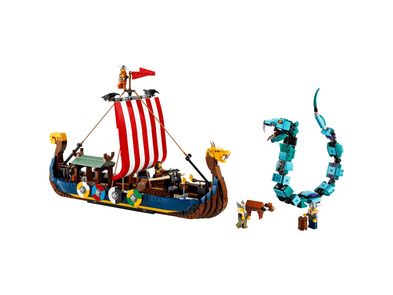 LEGO® Creator Viking hajó és a Midgard kígyó (31132)