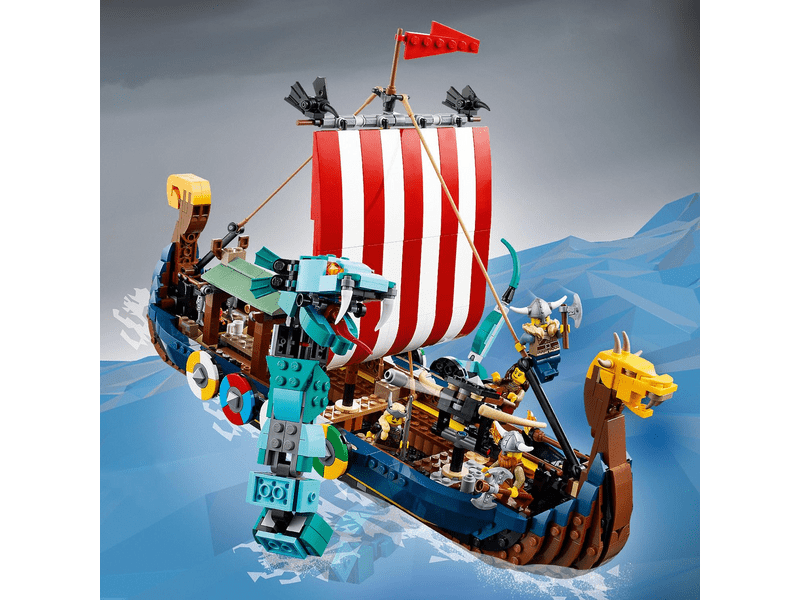 LEGO® Creator Viking hajó és a Midgard kígyó (31132)