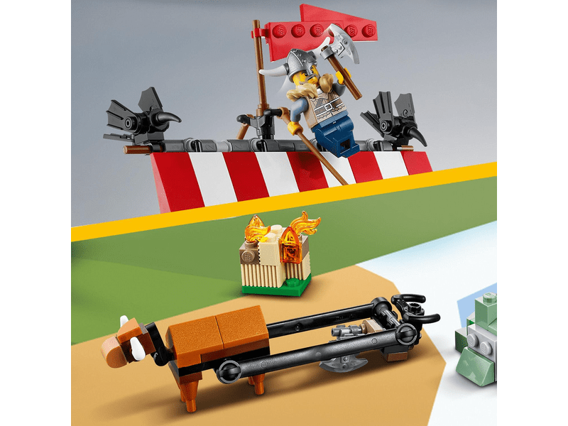 LEGO® Creator Viking hajó és a Midgard kígyó (31132)