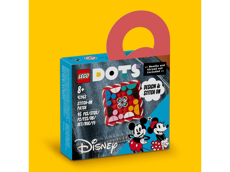 LEGO® DOTS Mickey egér és Minnie egér felvarró (41963)