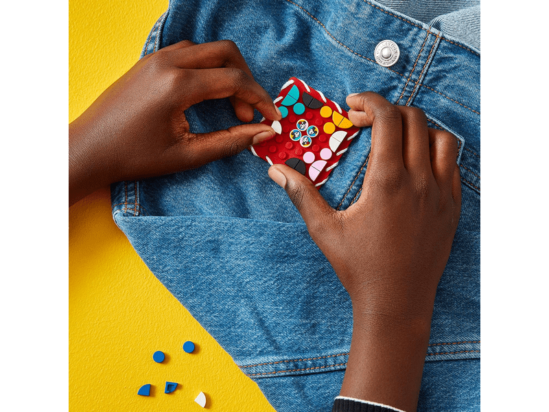 LEGO® DOTS Mickey egér és Minnie egér felvarró (41963)