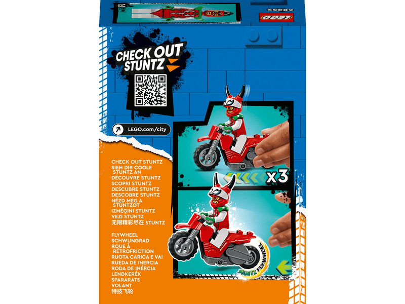 LEGO® City Stuntz Vakmerő skorpió kaszkadőr motorkerékpár (60332)