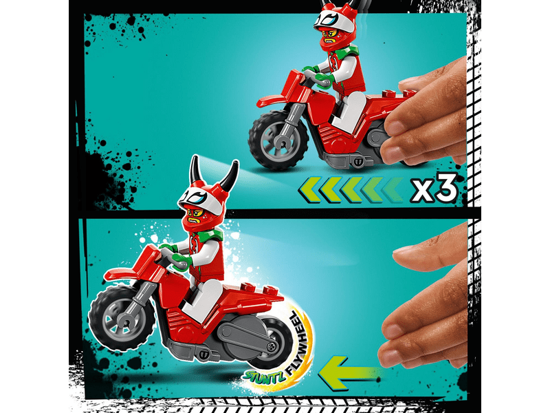 LEGO® City Stuntz Vakmerő skorpió kaszkadőr motorkerékpár (60332)