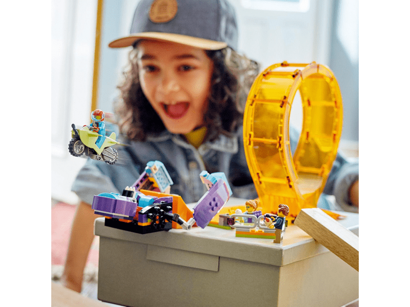 LEGO® City Stuntz Csimpánzos zúzós kaszkadőr hurok (60338)