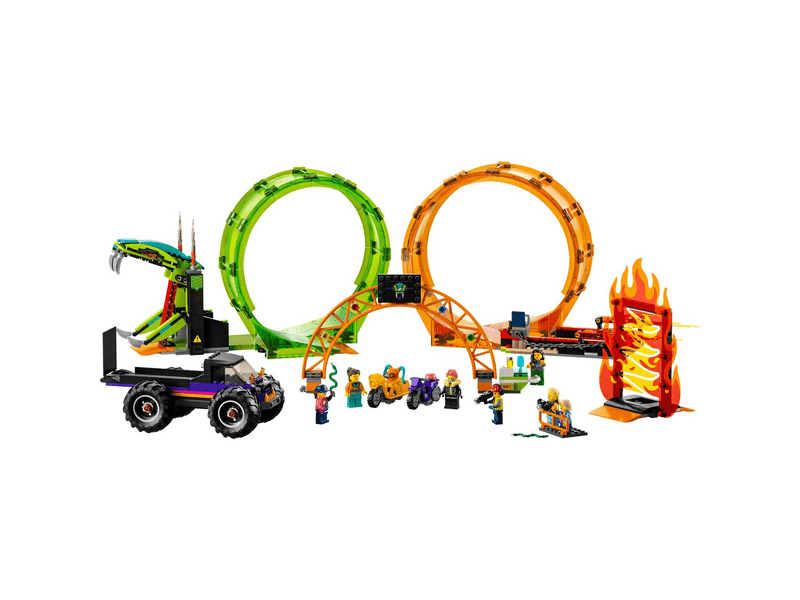LEGO® City Stuntz Kaszkadőr aréna dupla hurokkal (60339)