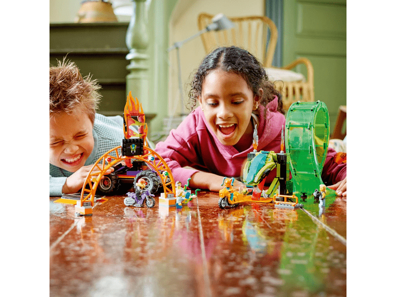LEGO® City Stuntz Kaszkadőr aréna dupla hurokkal (60339)