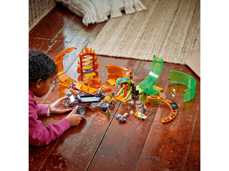LEGO® City Stuntz Kaszkadőr aréna dupla hurokkal (60339)