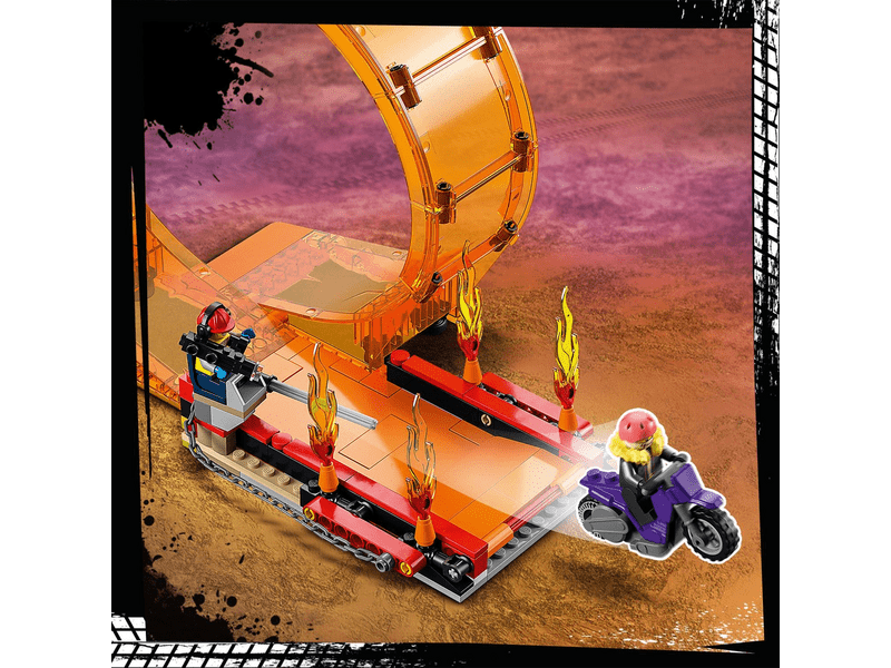 LEGO® City Stuntz Kaszkadőr aréna dupla hurokkal (60339)