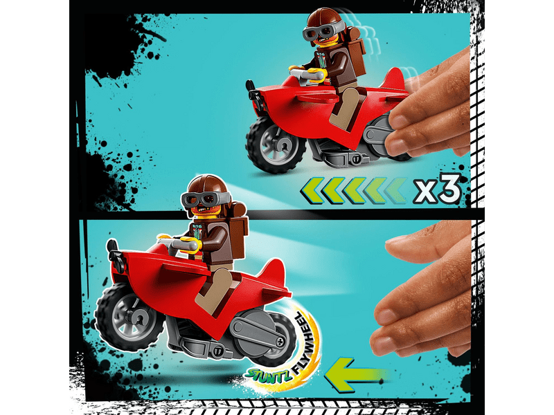 LEGO® City Stuntz Cápatámadás kaszkadőr kihívás (60342)