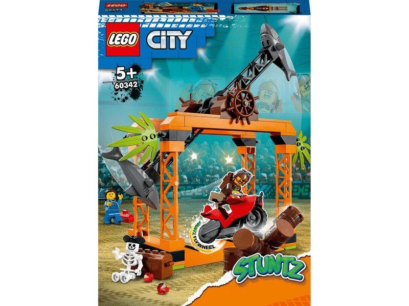 LEGO® City Stuntz Cápatámadás kaszkadőr kihívás (60342)