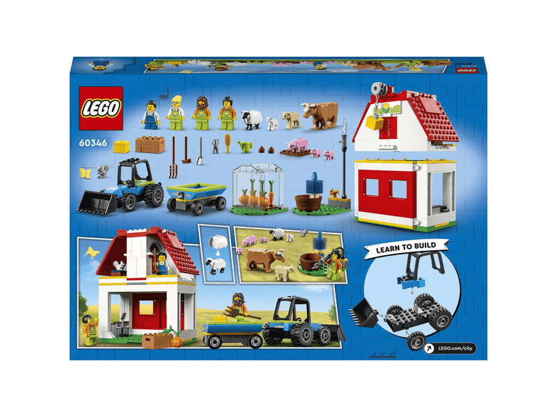 LEGO® City Farm Pajta és háziállatok (60346)