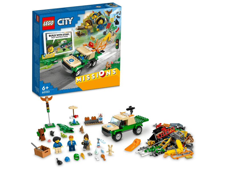 LEGO® City Missions Vadállat mentő küldetések (60353)