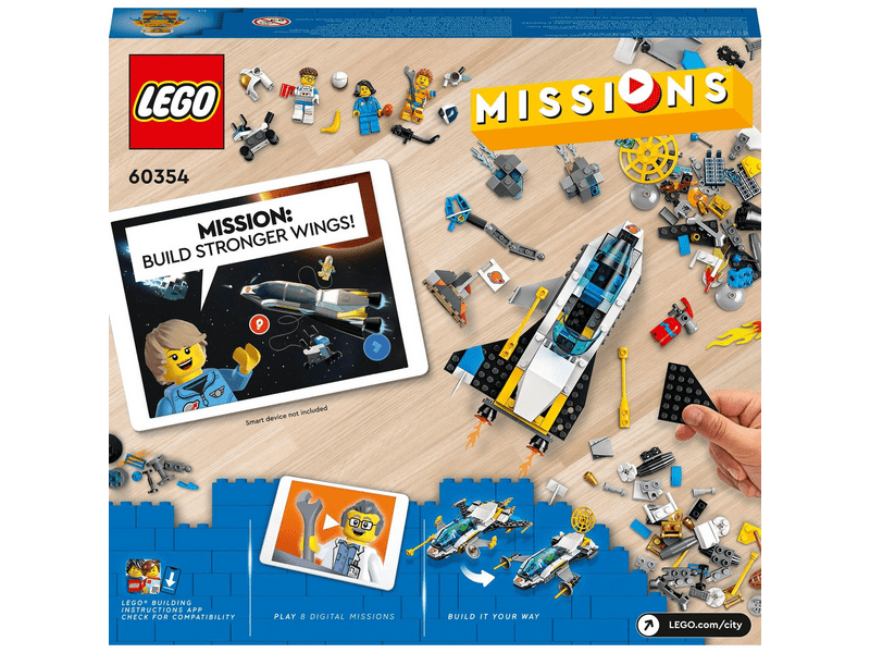 LEGO® City Missions Marskutató űrjármű küldetés (60354)