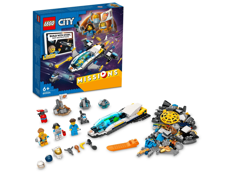 LEGO® City Missions Marskutató űrjármű küldetés (60354)