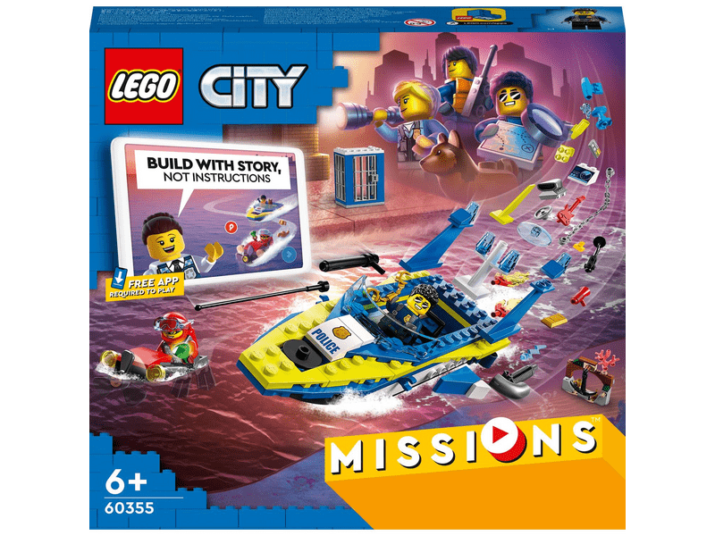 LEGO® City Missions Vízirendőrség nyomozói küldetés (60355)