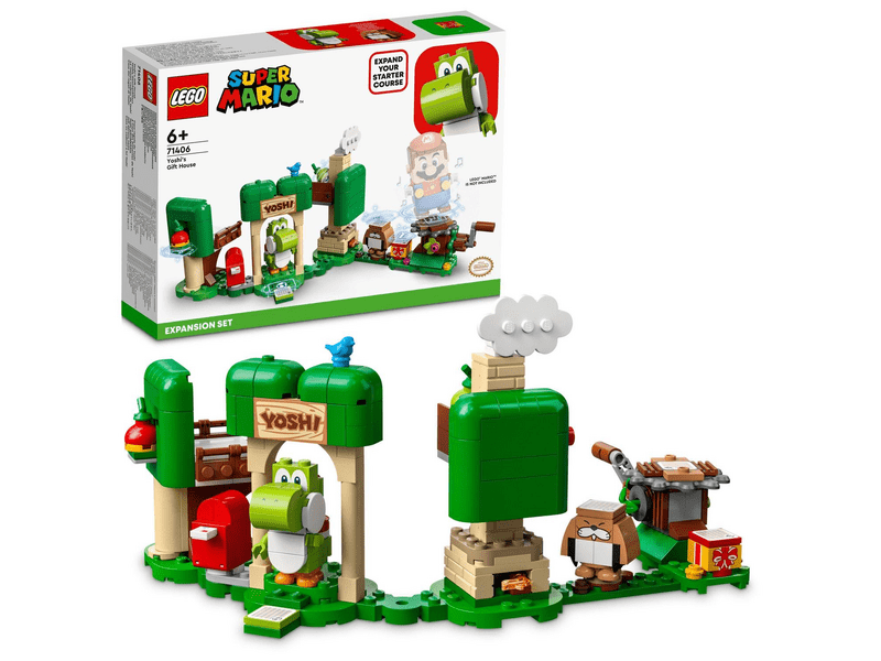LEGO® Super Mario™ Yoshi ajándékháza kiegészítő szett (71406)