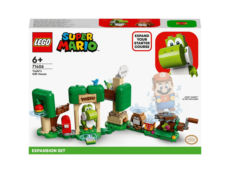 LEGO® Super Mario™ Yoshi ajándékháza kiegészítő szett (71406)