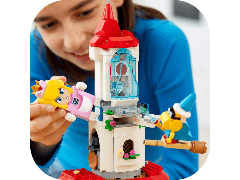 LEGO® Super Mario™ Peach macskajelmez és befagyott torony kiegészítő szett (71407)