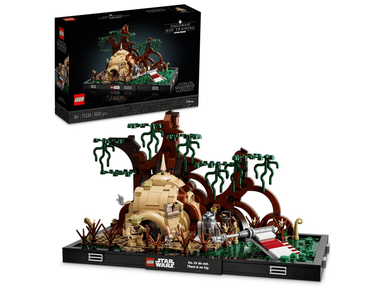 LEGO® Star Wars™ Jedi™ kiképzés a Dagobah™ bolygón dioráma (75330)