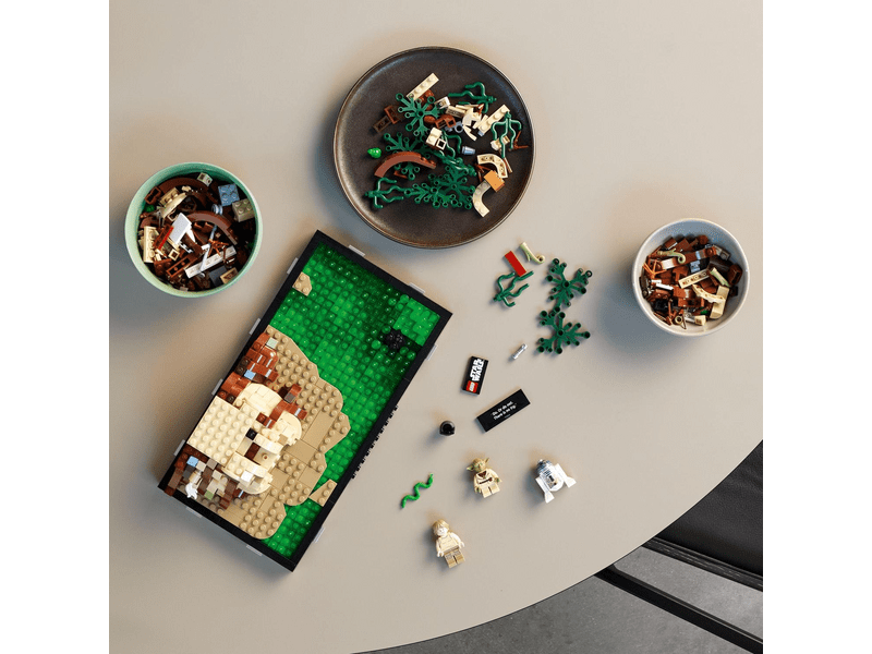 LEGO® Star Wars™ Jedi™ kiképzés a Dagobah™ bolygón dioráma (75330)