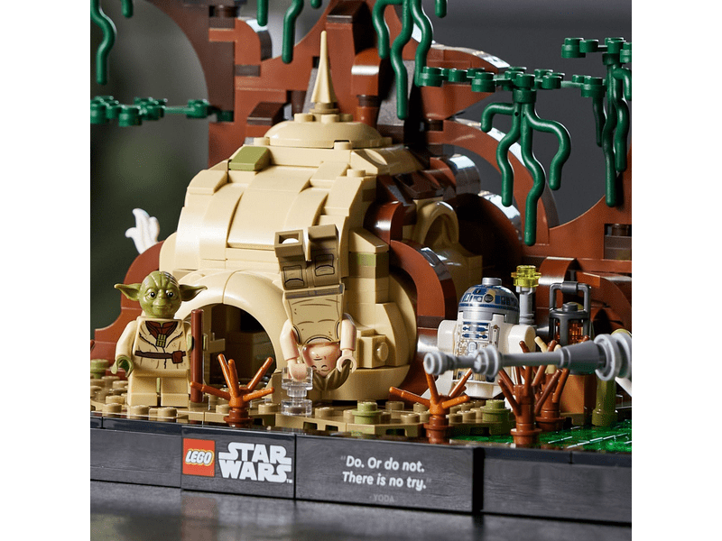 LEGO® Star Wars™ Jedi™ kiképzés a Dagobah™ bolygón dioráma (75330)
