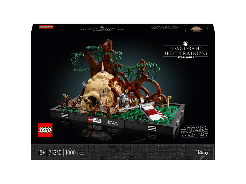 LEGO® Star Wars™ Jedi™ kiképzés a Dagobah™ bolygón dioráma (75330)