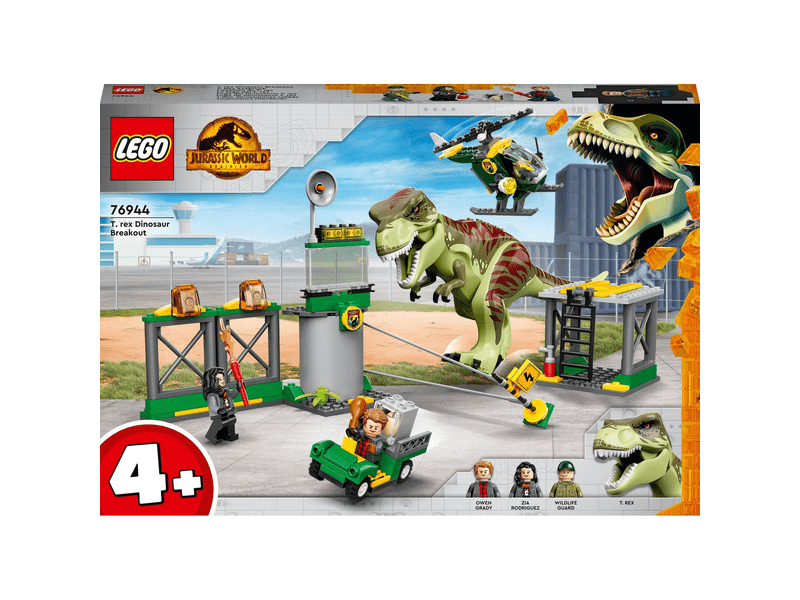 LEGO® Jurassic World™ T-Rex dinoszaurusz szökés (76944)