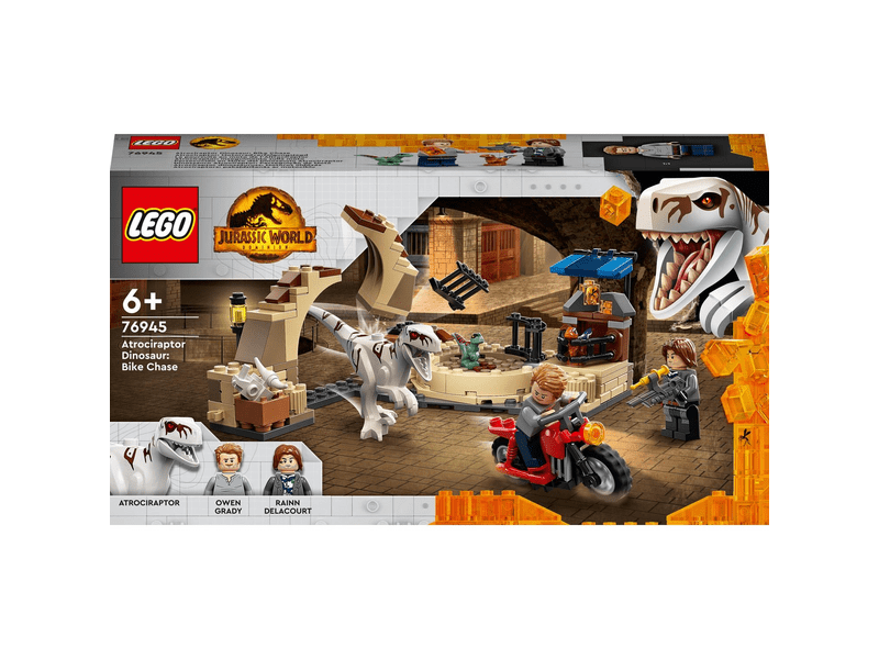 LEGO® Jurassic World™ Atrociraptor dinoszaurusz: Motoros üldözés (76945)