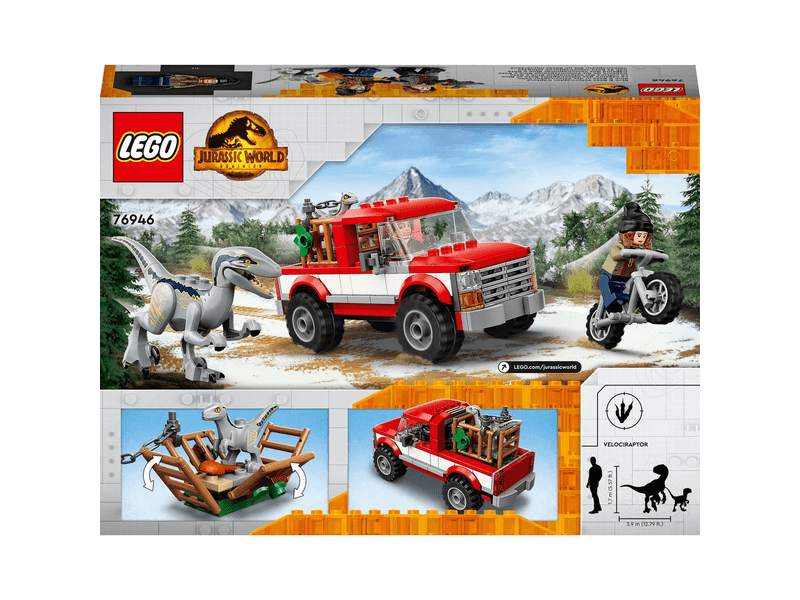 LEGO® Jurassic World™ Kék és Béta velociraptorok elfogása (76946)