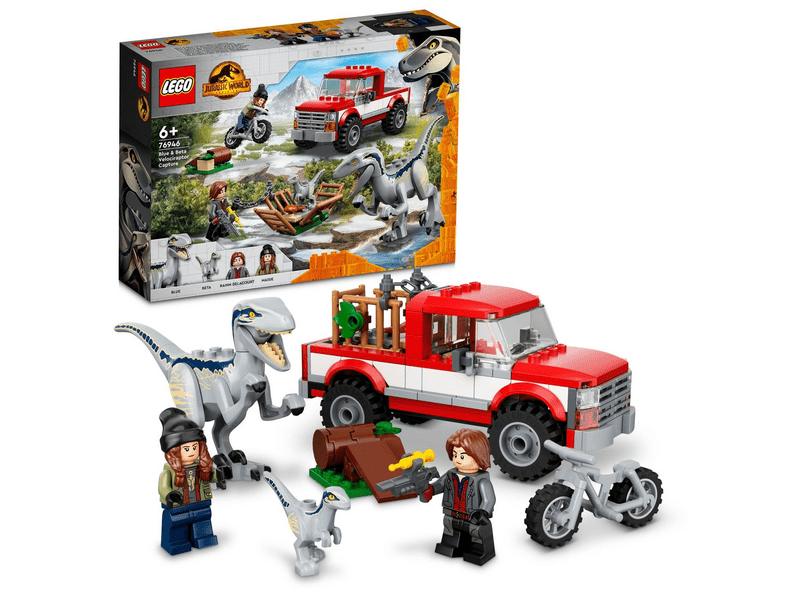 LEGO® Jurassic World™ Kék és Béta velociraptorok elfogása (76946)