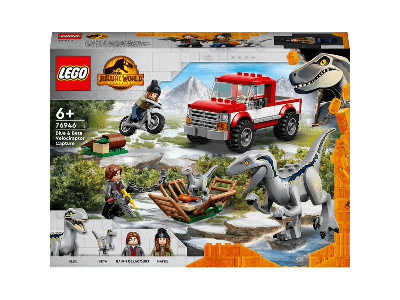 LEGO® Jurassic World™ Kék és Béta velociraptorok elfogása (76946)
