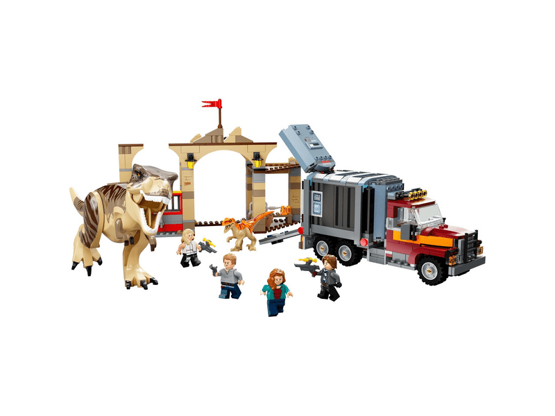 LEGO® Jurassic World™ T-Rex és Atrociraptor dinoszaurusz szökése (76948)