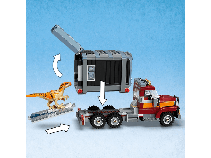 LEGO® Jurassic World™ T-Rex és Atrociraptor dinoszaurusz szökése (76948)