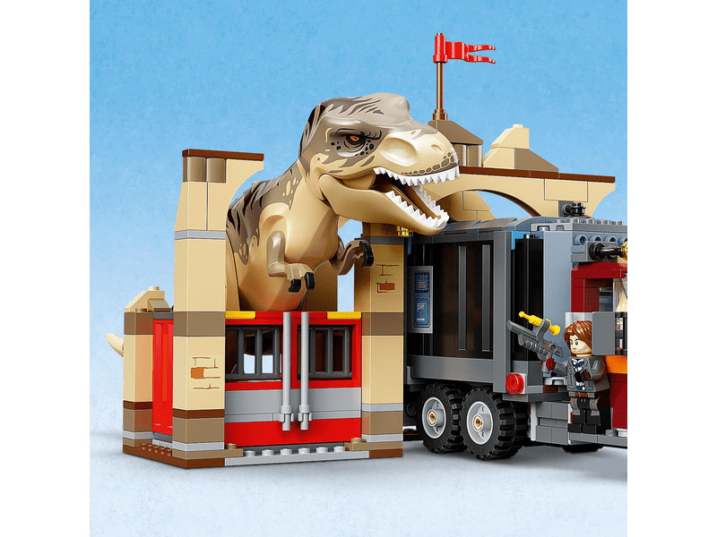 LEGO® Jurassic World™ T-Rex és Atrociraptor dinoszaurusz szökése (76948)
