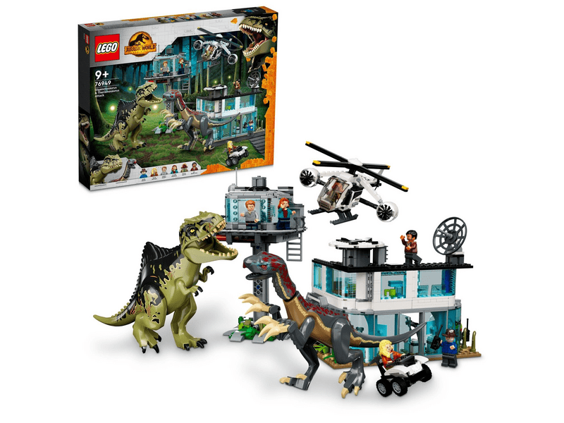 LEGO® Jurassic World™ Giganotosaurus és therizinosaurus támadás (76949)