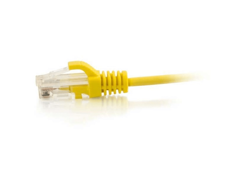 Legrand 051552 Patch kábel, RJ45-RJ45, Cat6A, árnyékolt, 2m, sárga