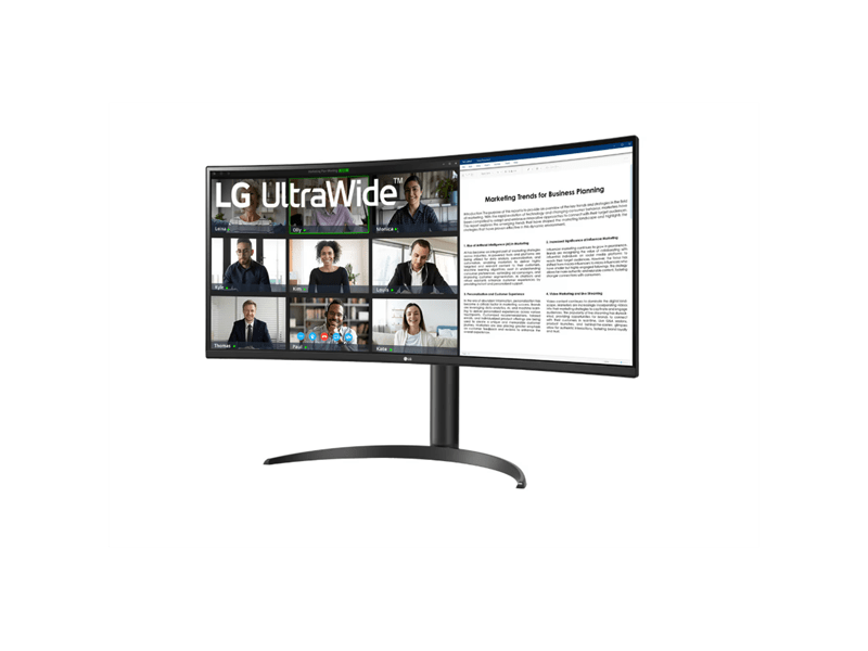LG 34WR55QK-B.AEU 34” UltraWide™ Ívelt monitor
