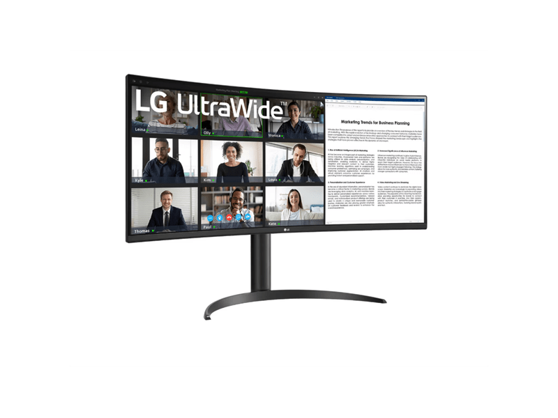 LG 34WR55QK-B.AEU 34” UltraWide™ Ívelt monitor