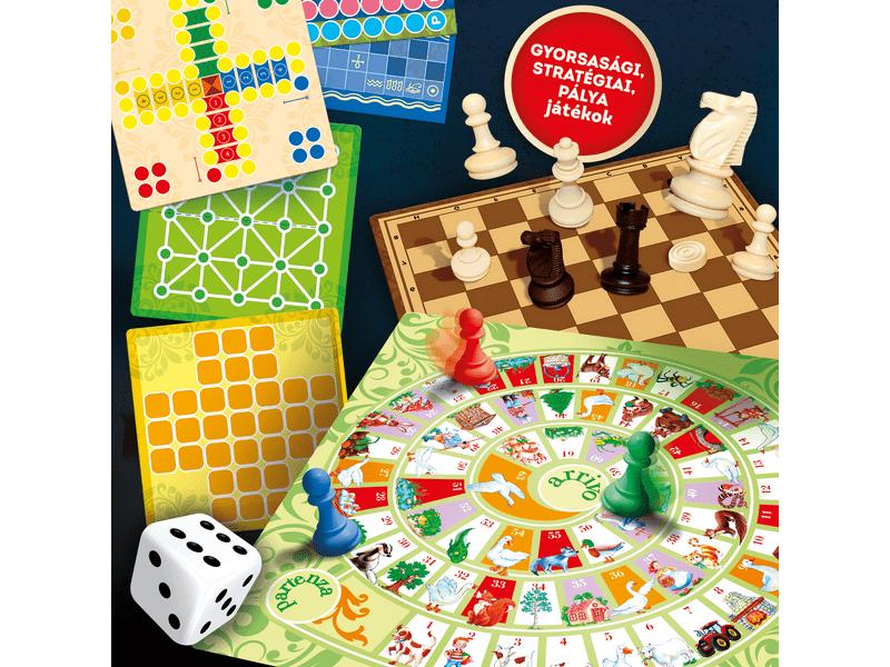 Ludoteca Klasszikus játékok társasjáték készlet (57023)